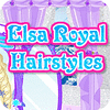 Hra Frozen. Elsa Royal Hairstyles
