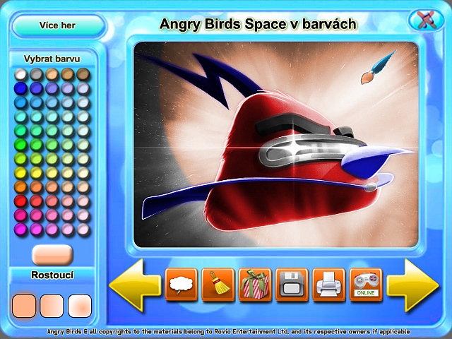 Free Download Angry Birds Space v barvách Screenshot 3