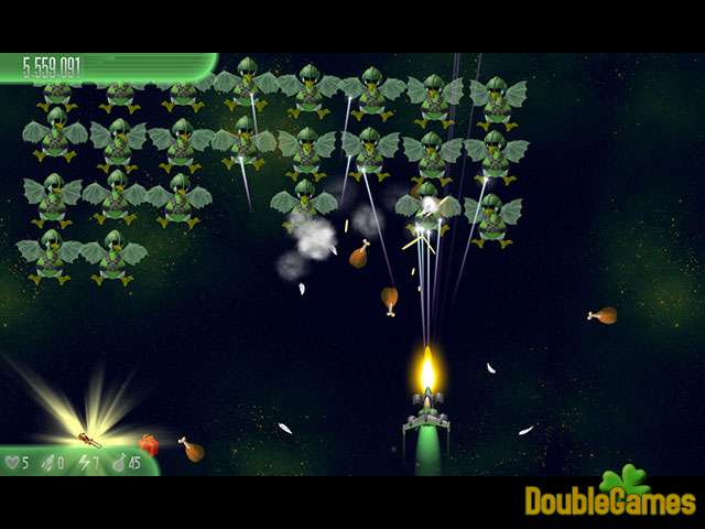 Free Download Chicken Invaders 5: Cluck of the Dark Side. Halloween Edition Screenshot 3