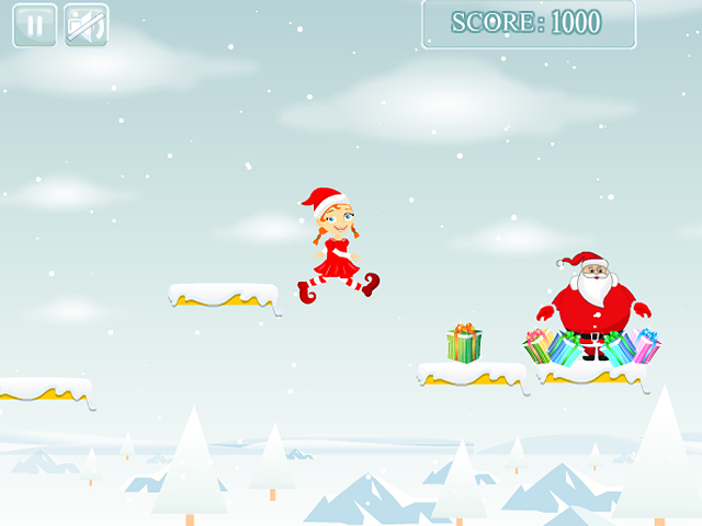 Free Download Christmas Girl Jumps Screenshot 3