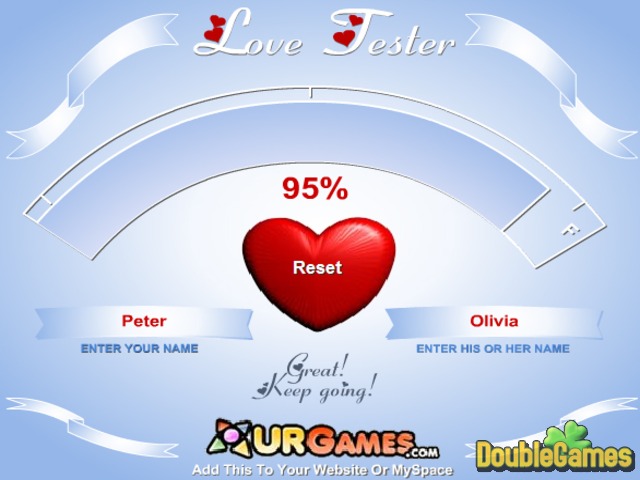 Love Tester Deluxe online hry - Oddychovky 